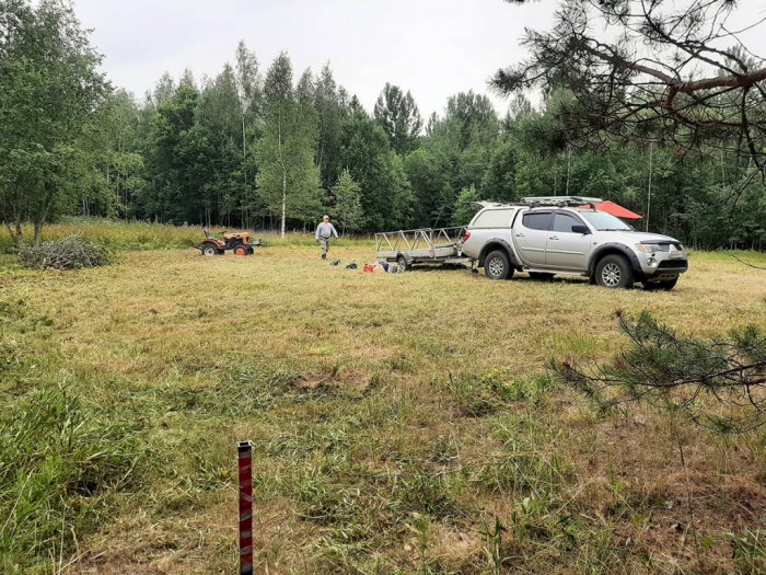 Расчистка участка в Новгородской области